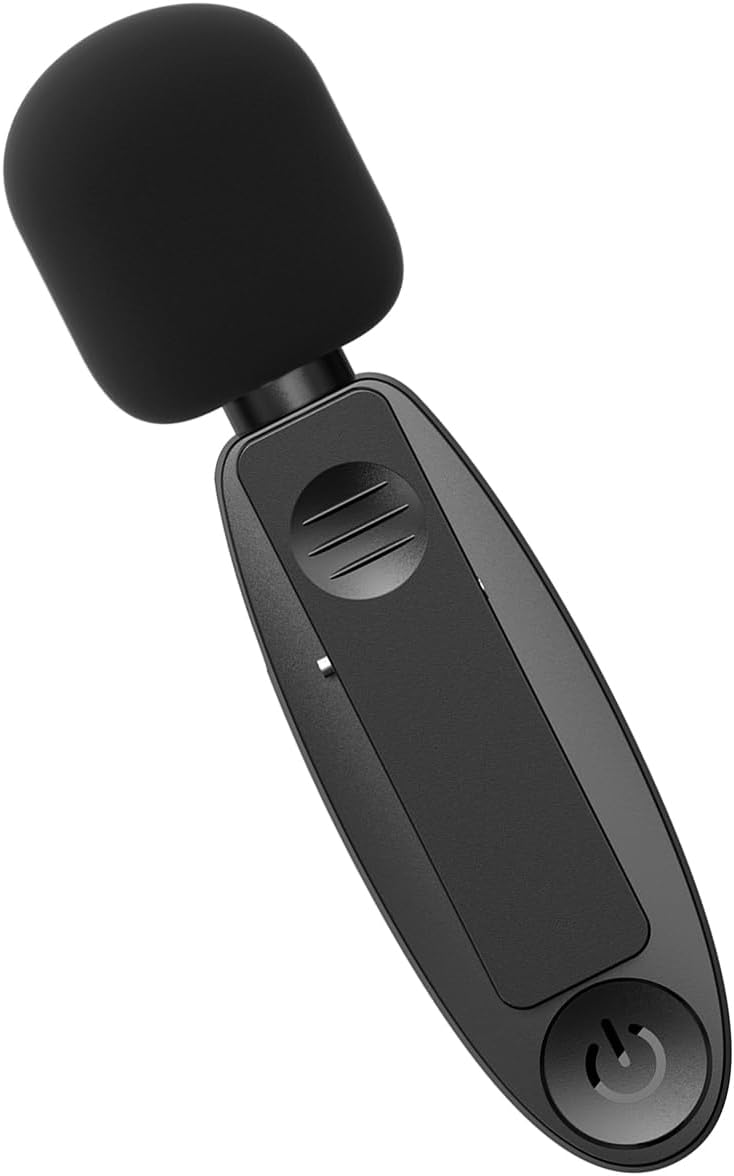 DYNASONIC DM-Pro 02 (2. Generation) Professionelles kabelloses Mikrofon Android Typ C. Lavalier-Anst
