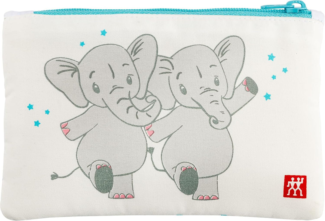 ZWILLING Baby und Kinder Nagelpflegeset, 3-teilig Schonende Nagelpflege Maniküre Geschenk Set Elefan