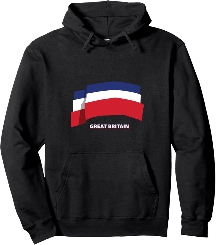 Flagge Grosbritannien Pullover Hoodie
