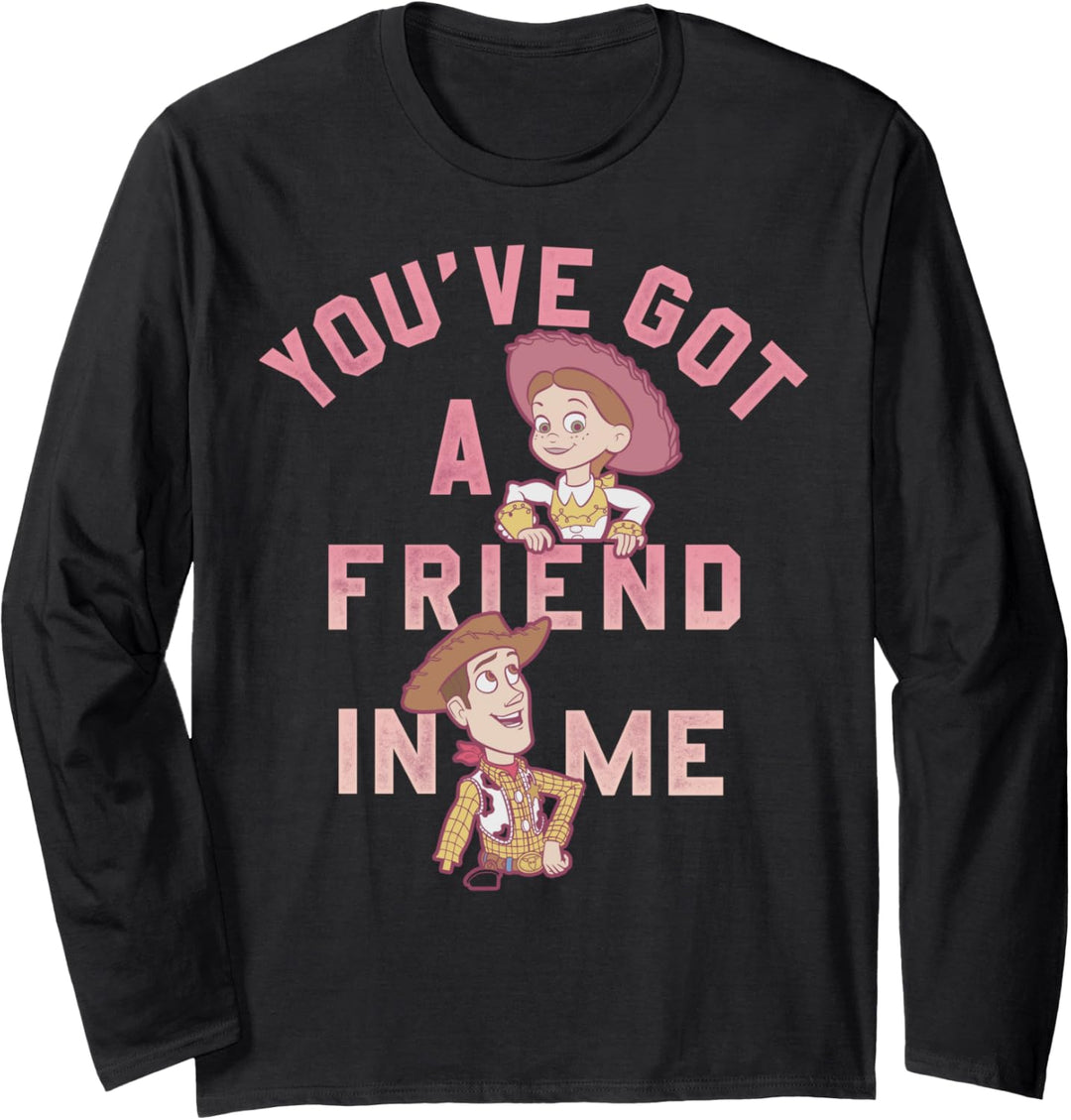 Disney Pixar Toy Story Woody & Jessie A Friend In Me Langarmshirt