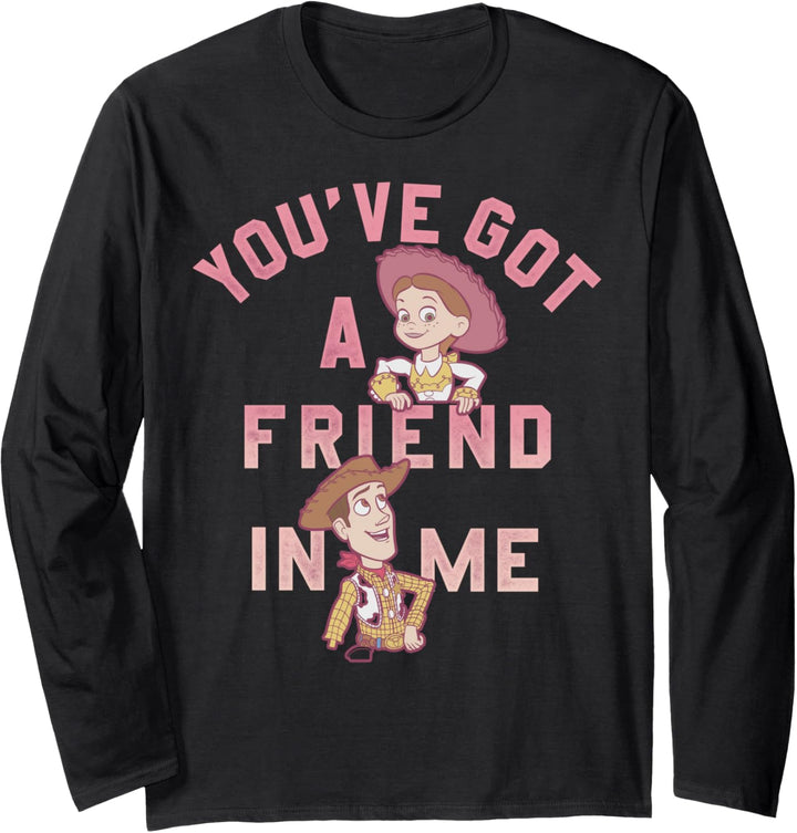 Disney Pixar Toy Story Woody & Jessie A Friend In Me Langarmshirt