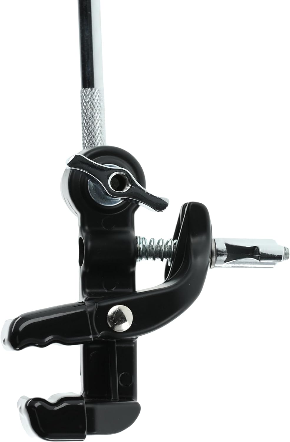 GEWA Spannreifenklemme Percussionhalter L-Rod 9,5 mm, zur Montage von Cowbells, Blocks, Tambourines