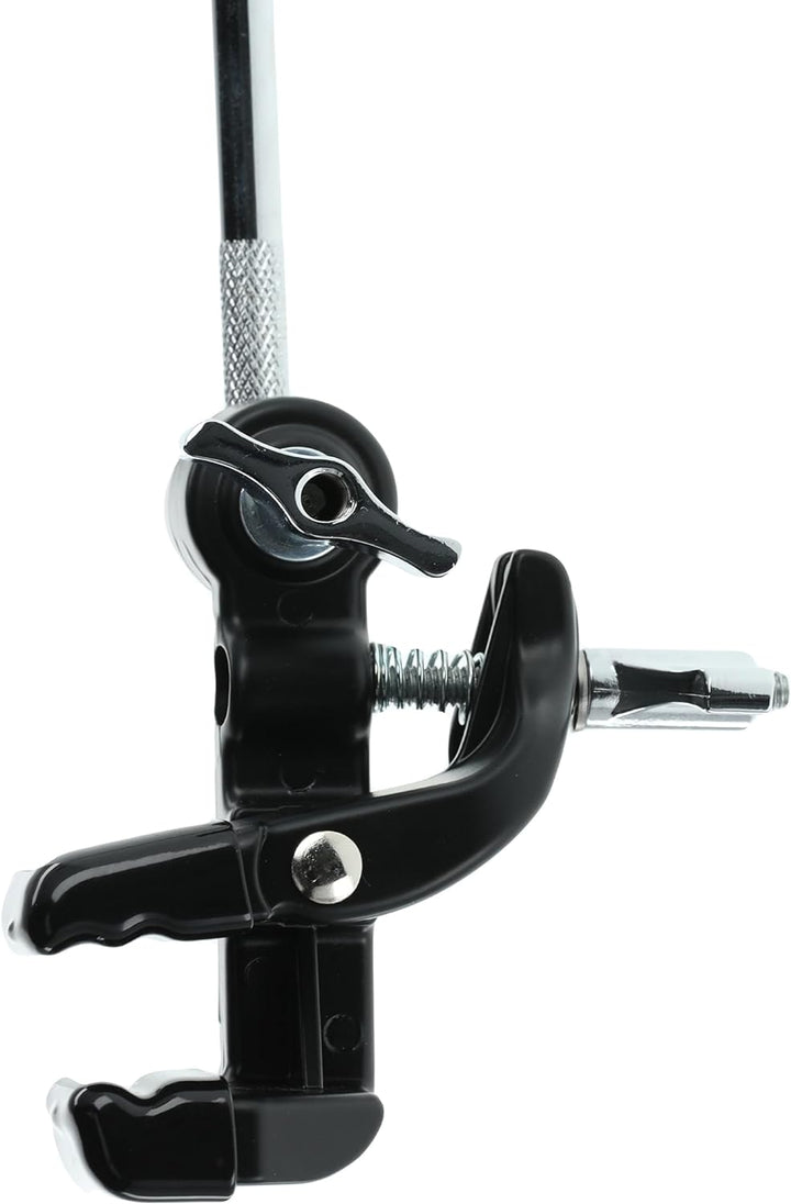 GEWA Spannreifenklemme Percussionhalter L-Rod 9,5 mm, zur Montage von Cowbells, Blocks, Tambourines
