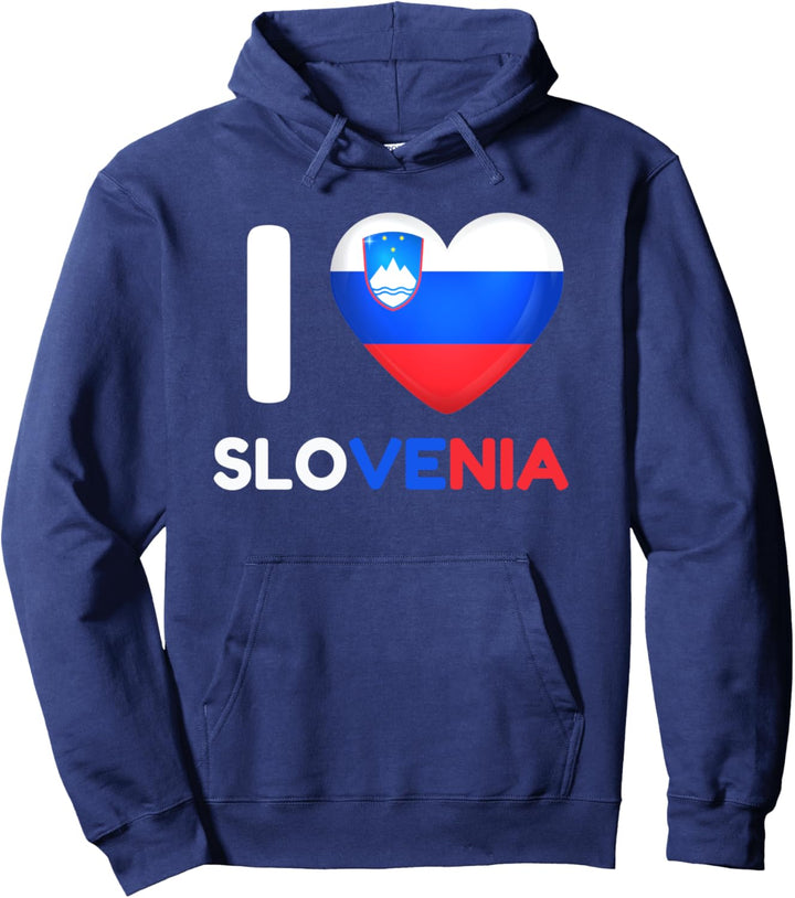 I Love Slowenien Herz Slowenien Slowenien Familienreise Pullover Hoodie