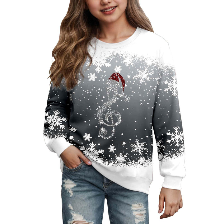 Generisch Lässiger Pullover für Mädchen Bequeme stilvolle Sweatshirts ideal für den Alltag aktive Fr