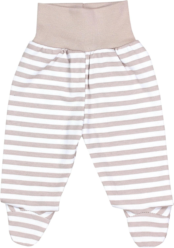 TupTam Baby Set mit Langarmbody, Hose &amp; Mütze – 3-teilig 62 Teddybär Beige, 62 Teddybär Beige