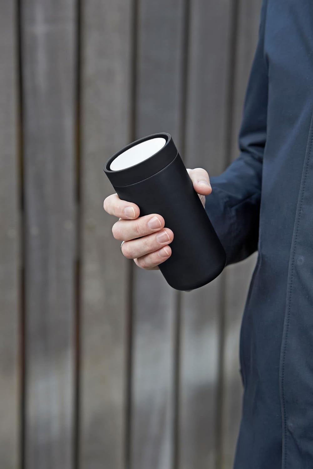 Stelton To-Go Click - Thermobecher, doppelwandige Isolierflasche - Rostfreier, auslaufsicherer Kaffe