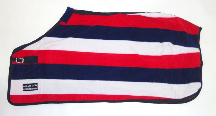 HKM 550816 Abschwitzdecke fashion stripes mit Kreuzgurt, M dunkel / Steinkohle 125, dunkel / Steinko