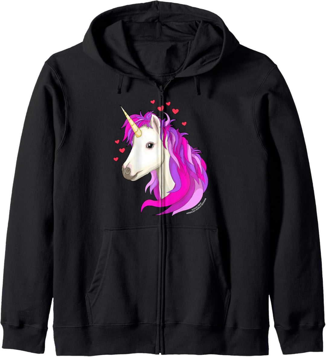 Unicorn Magical Fantasy Creature Neuheit Geschenk Kapuzenjacke