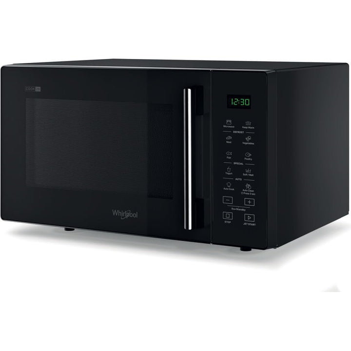 Whirlpool MWP 251 B Mikrowelle (freistehend, nur Mikrowelle, 25 l, 900 W, schwarz, 27 cm)