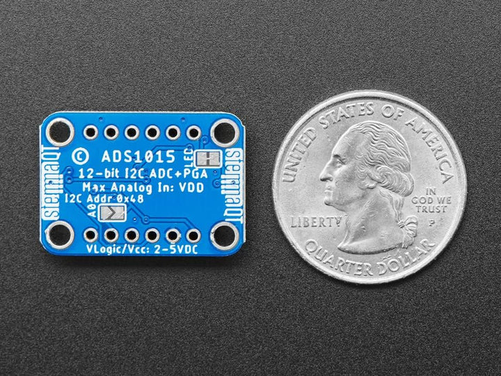 Adafruit ADS1015 12-Bit ADC - 4 Channel with Progrmmable Gain Amplifier