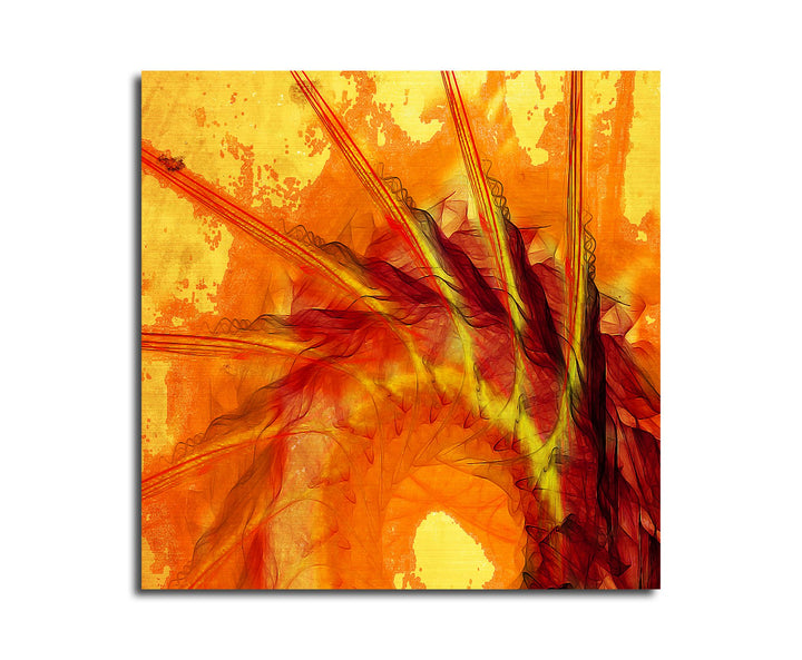 Paul Sinus Art Modernes Wandbild Abstrakt014_60x60cm Abstrakte Kunst Kunstdruck auf Leinwand Zeitlos