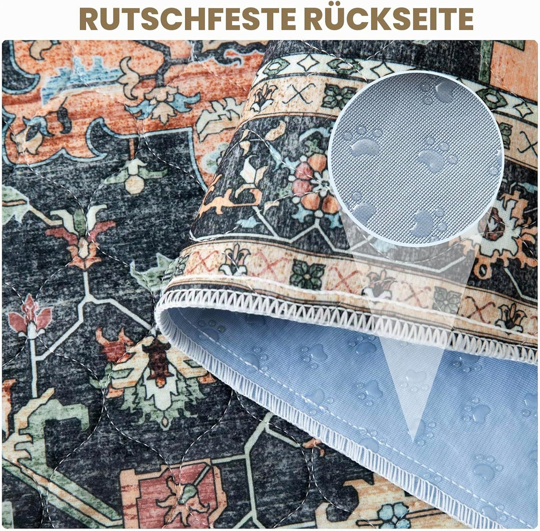 Waschbar Haustier-Urinunterlage, 2 Pack Wiederverwendbare Welpenunterlagen Matte für Hunde (Pattern