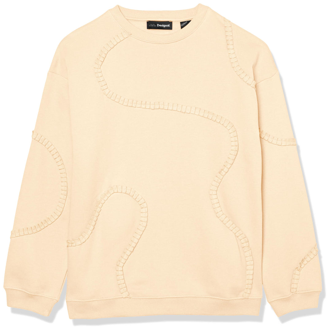Desigual Mädchen inida Pullover Sweater, Weiss