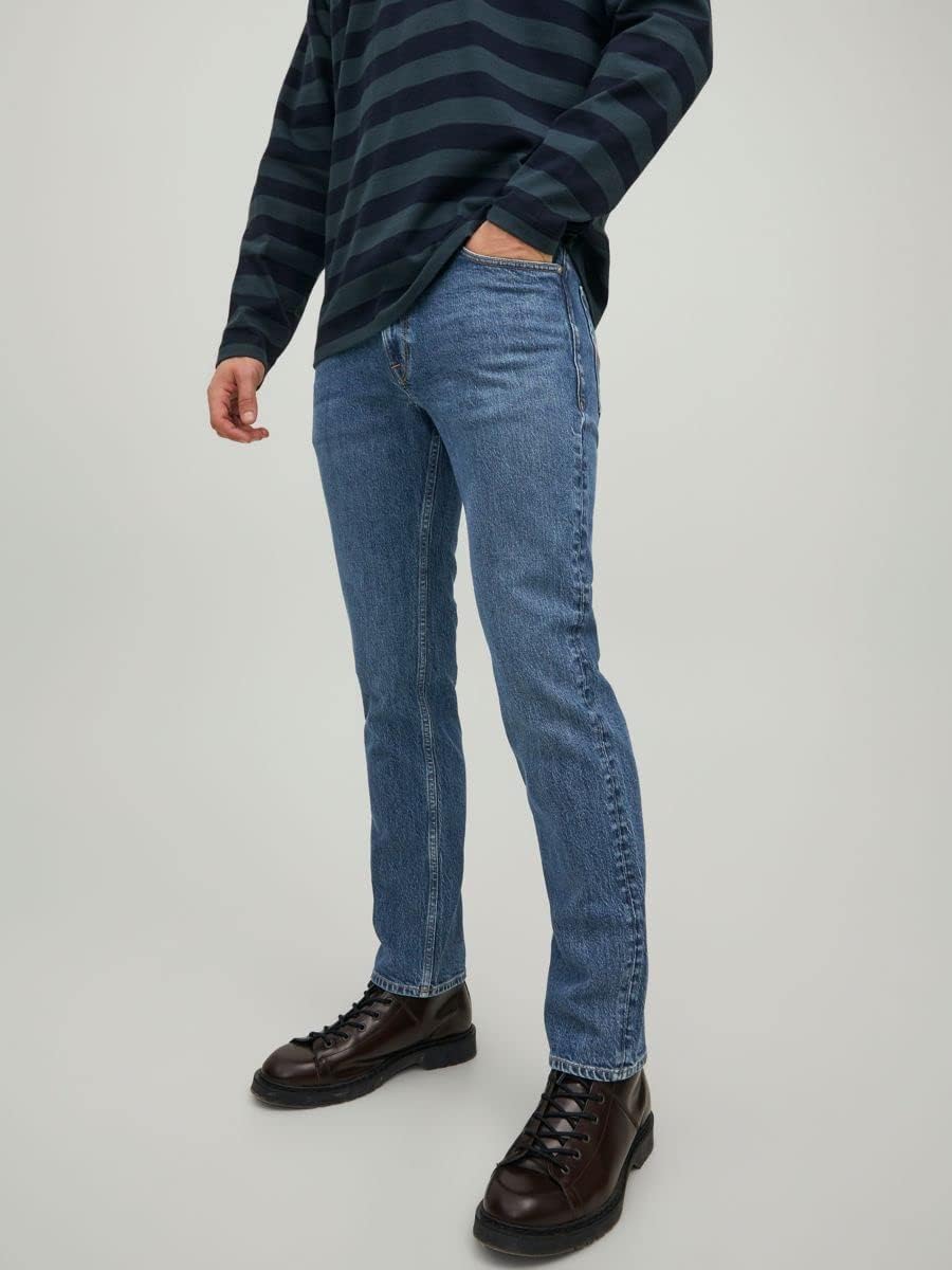 JACK &amp; JONES Herren Jeans Jjiclark Jjoriginal Cj 215 Lid Noos 36W / 34L Blue Denim, 36W / 34L Blue D