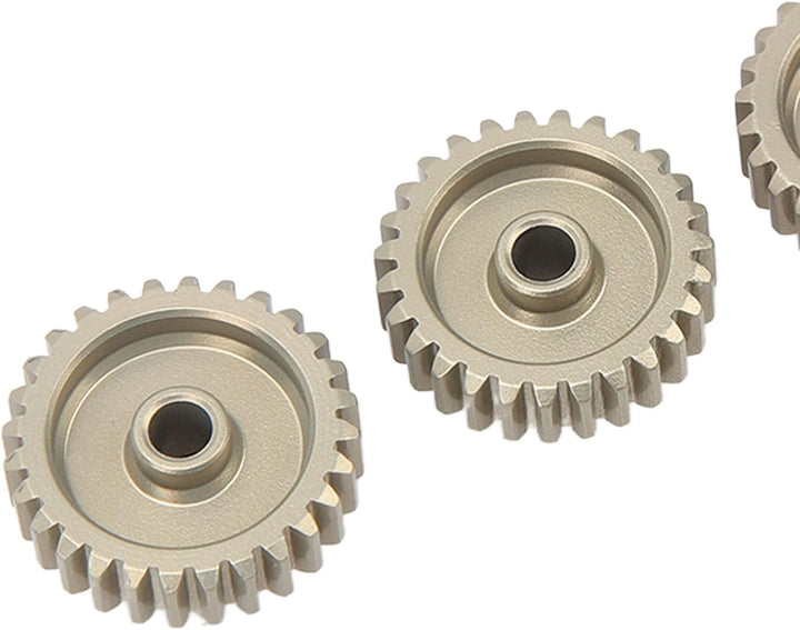 Dilwe RC Ritzelsatz, 0.6 Modul Metall Zahnradkranz 24T-28T für 1/10 Crawler - 3.175mm Bohrung Alumin