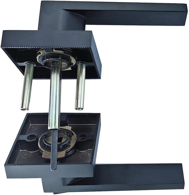 Qrity Türschloss Aluminiumlegierung Drückergarnitur Türdrückerfür für Schlafzimmer, Garderobe, Staur