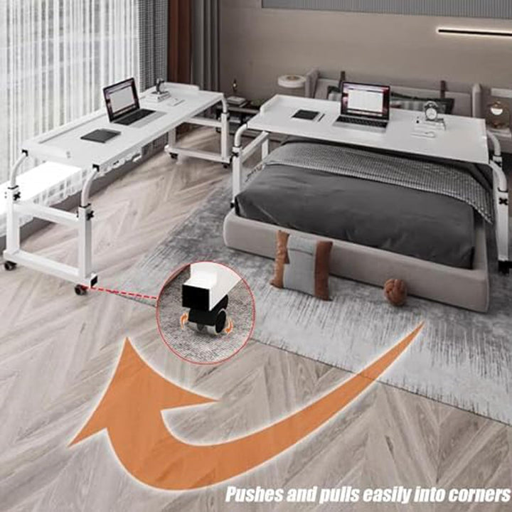überbetttische，laptoptisch Mit Rollen Schreibtisch Mit Rollen Laptop Desk for Bed Table De Lit à Rou