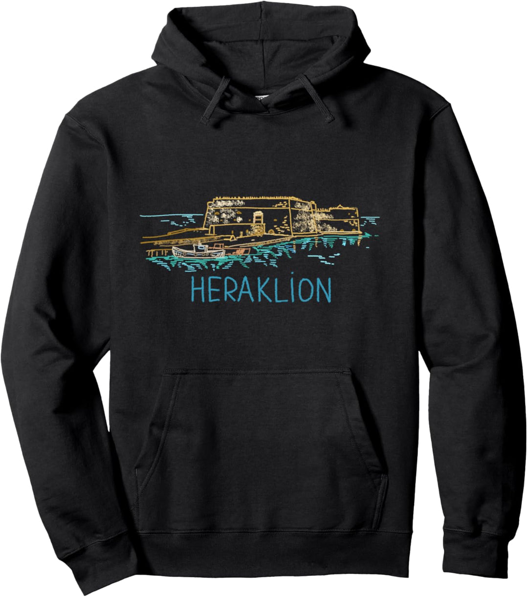 Heraklion Griechenland Kunstgeschenk Männer Frauen Pullover Hoodie