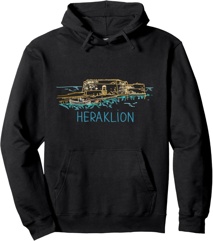 Heraklion Griechenland Kunstgeschenk Männer Frauen Pullover Hoodie