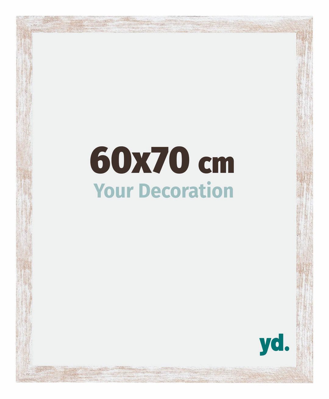 yd. Your Decoration - Bilderrahmen 60,00x70,00 cm - Bilderrahmen aus MDF mit Acrylglas - Antireflex
