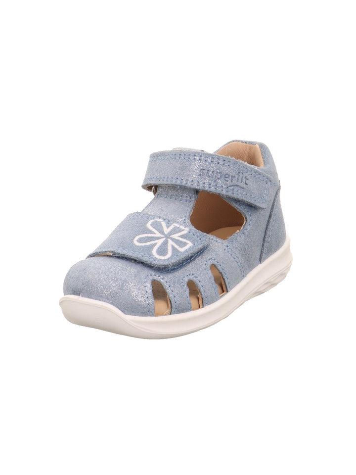 Superfit Mädchen Bumblebee Sandale, 21 EU Blau 8010