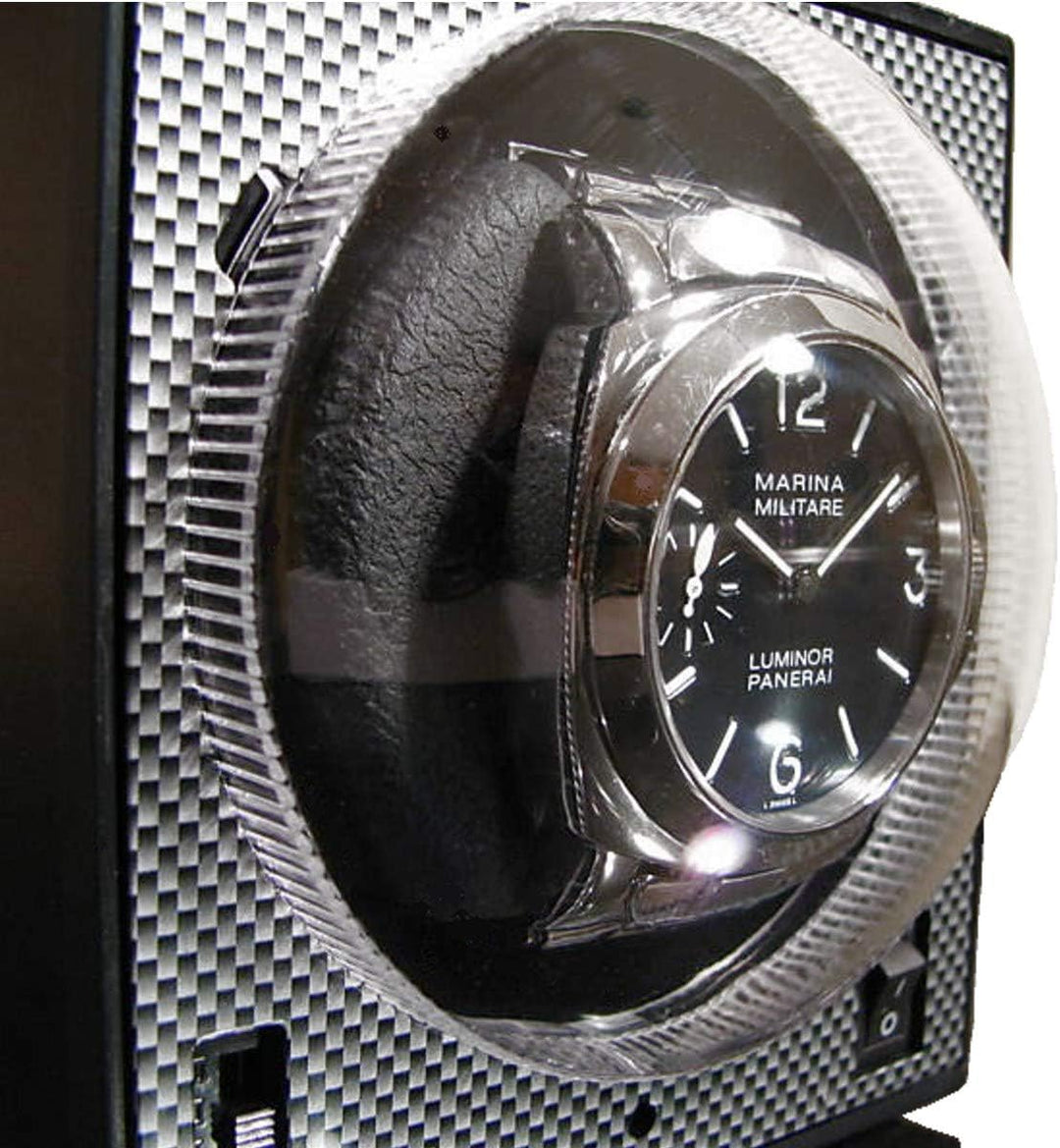 Erweiterbarer Uhrenbeweger für 3 Uhren Boxy CARBON EDITION PRO3 Base MED - Neueste Kollektion 2024