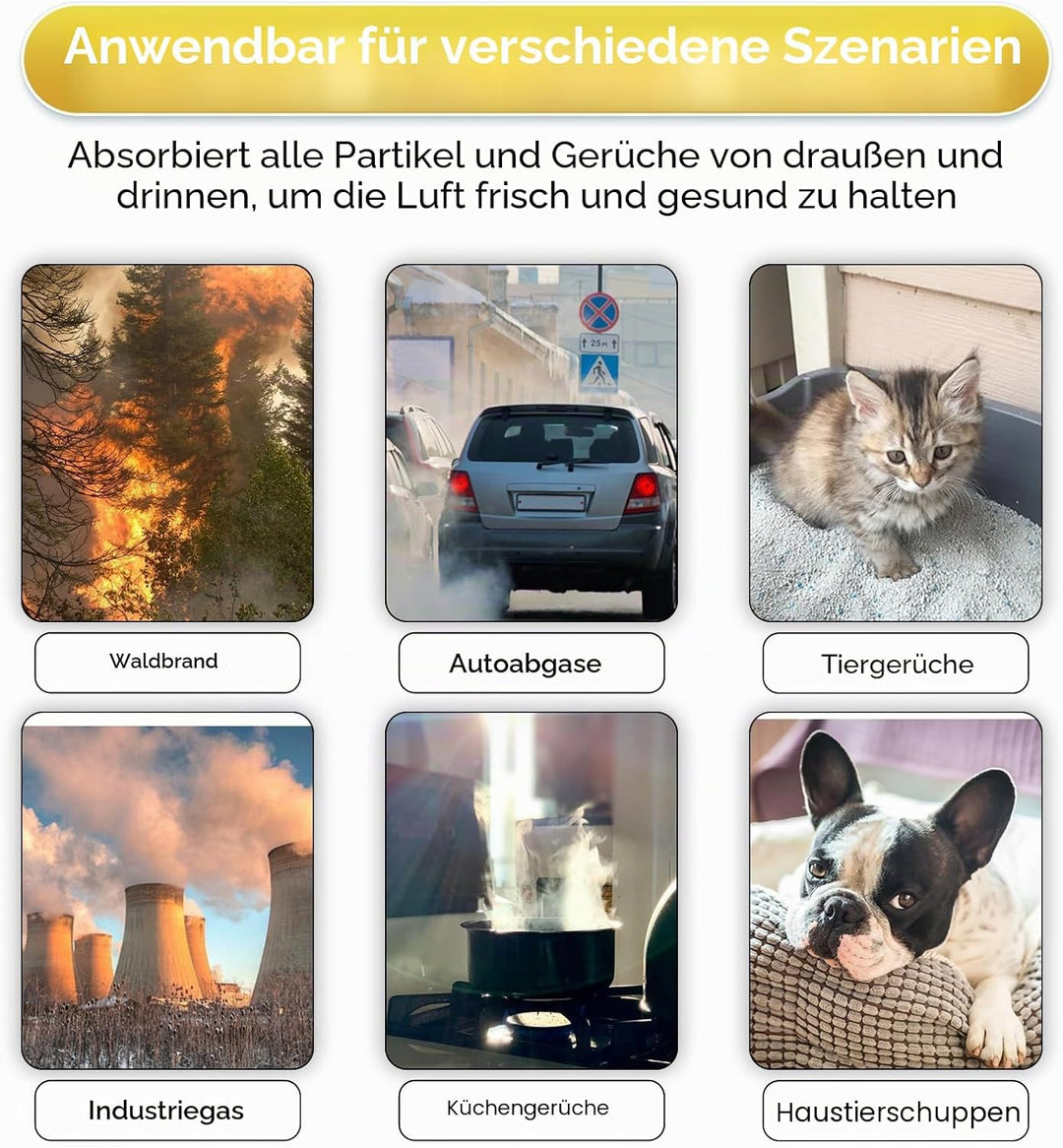 2 Stück Vital 200S Pet Care Luftfilter Ersatz HEPA filter für Levoit Vital 200S und Vital 200S-P-Luf