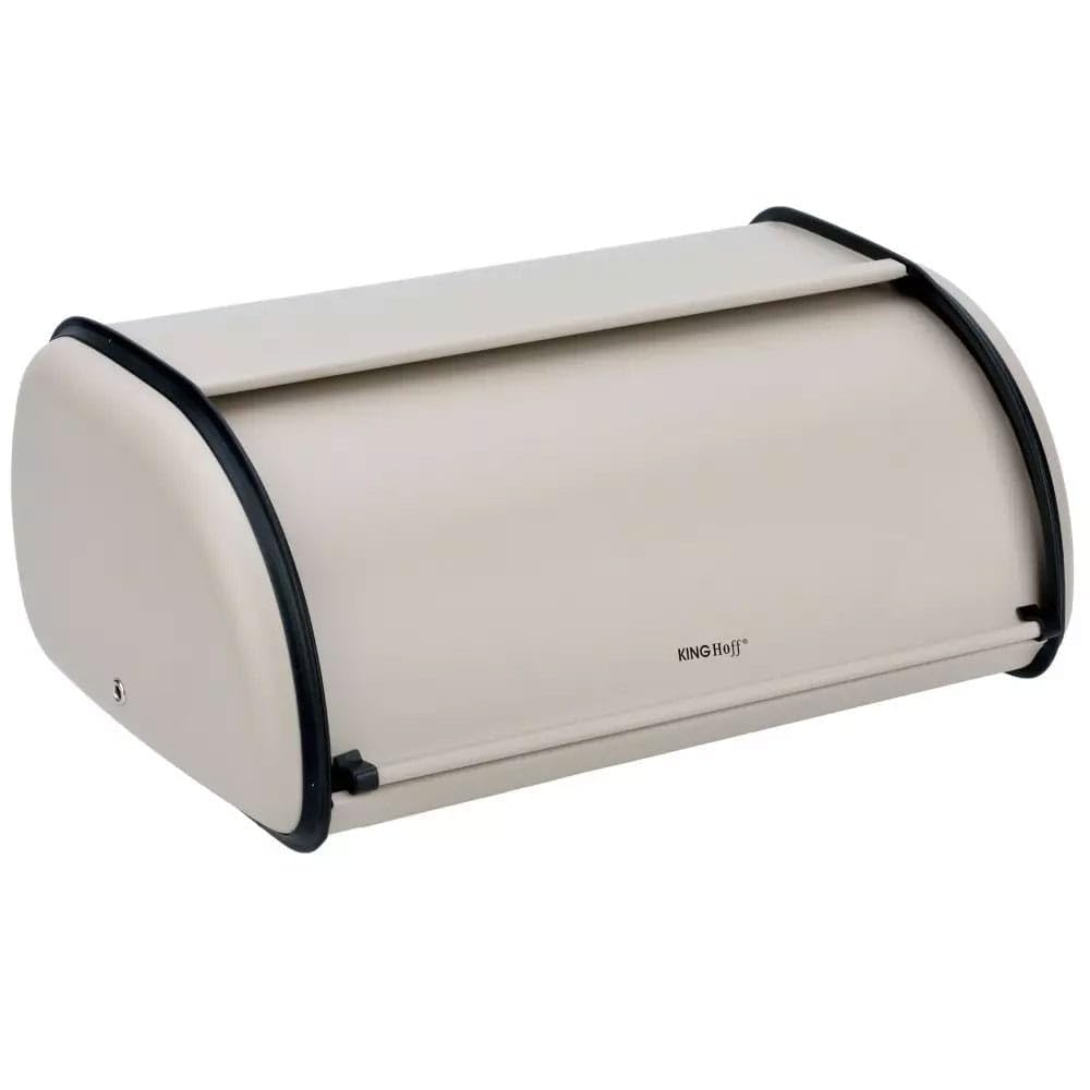 KING HOFF Brotkasten Brotbox Brotbehälter Brotdose (Beige, Kleine 36cm x 24cm x 15cm.) Beige 36cm x
