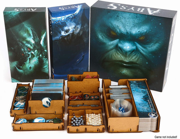 docsmagic.de Organizer Insert for Abyss Board Game Box - Einsatz, Abyss