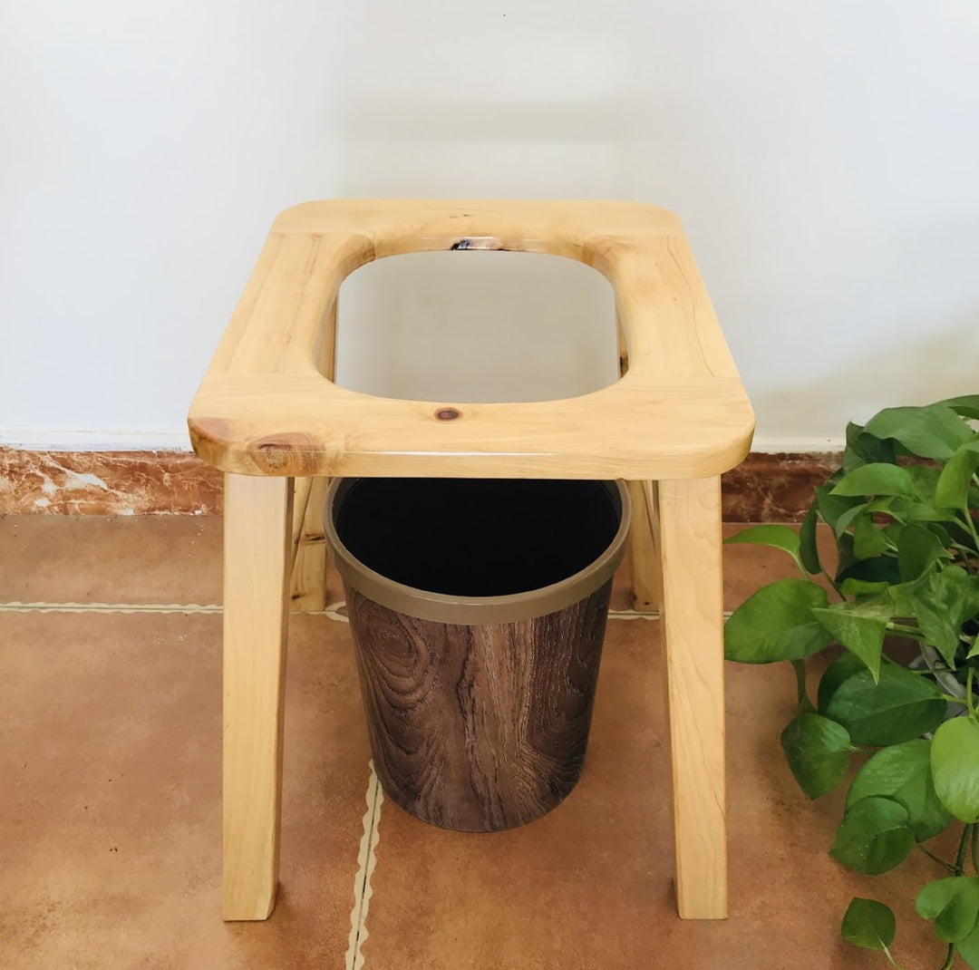 Holzdampfsitz mit vier Beinen,Dreidimensionale Toilette,Holz Yoni Dämpfen Sitz,Dampfstuhl V Dampf be