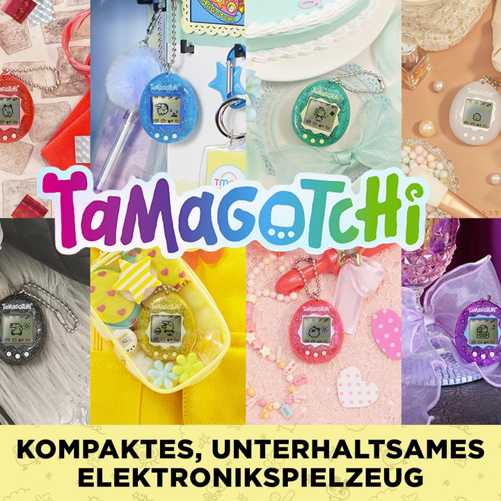Bandai - Original Tamagotchi Color Collection Yellow - Elektronisches virtuelles Haustier mit Farbdi