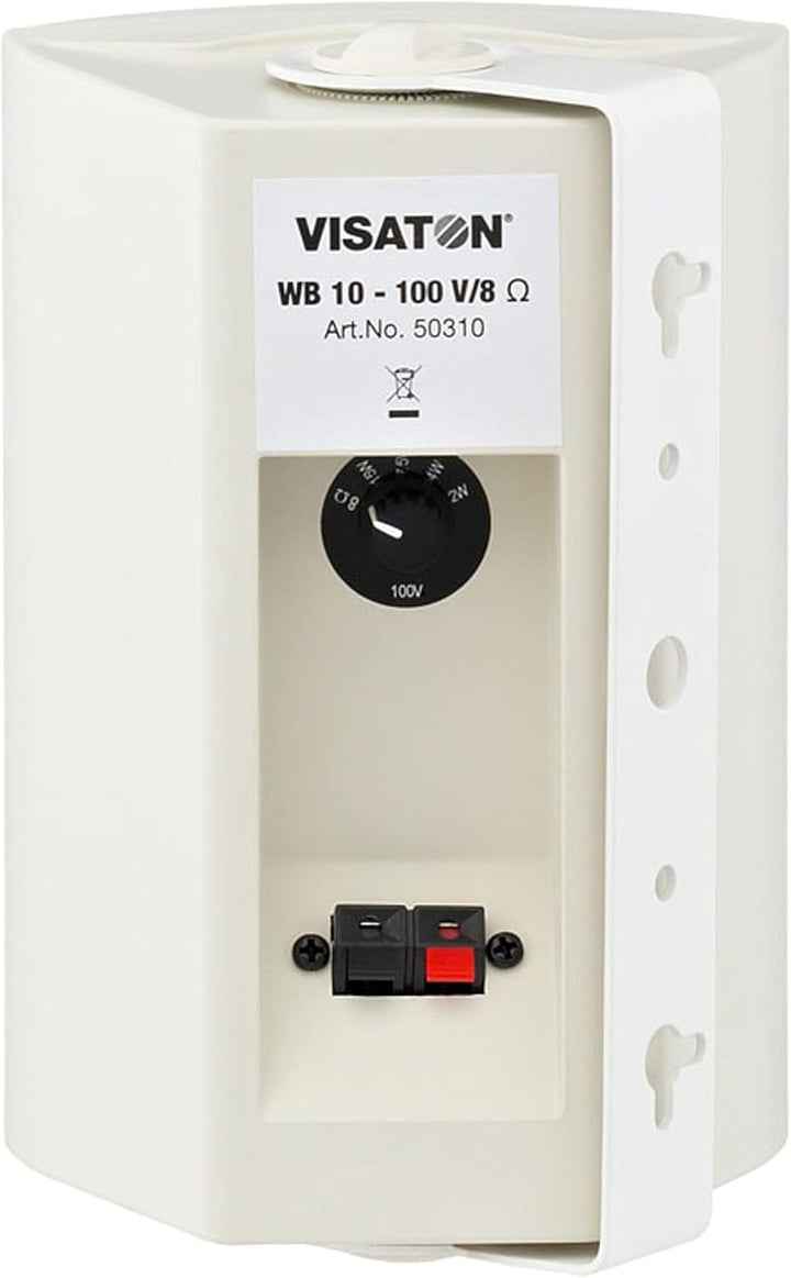 Visaton 50310 Lautsprecher WB 10, 100V+8 Ohm weiss