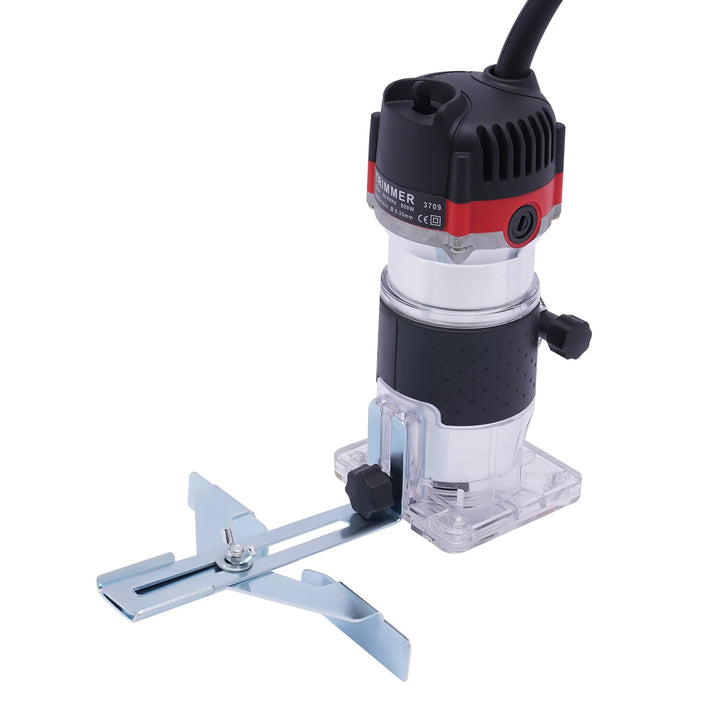 Elektrische Oberfräse 800W, Holzschneider Trim Router 220V 30000r/min Trimmfräser Aluminium für Der