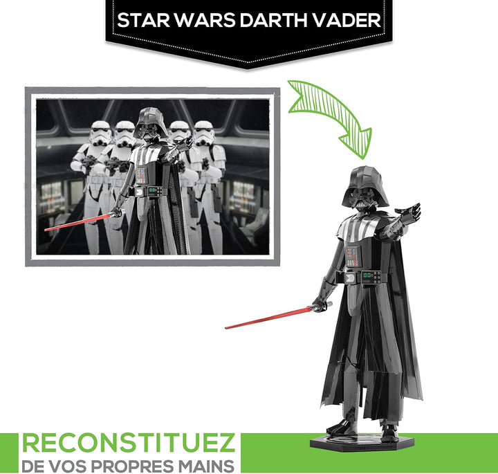 Fascinations ICX133 Metal Earth Metallbausätze - Star Wars Darth Vader, lasergeschnittener 3D-Konstr