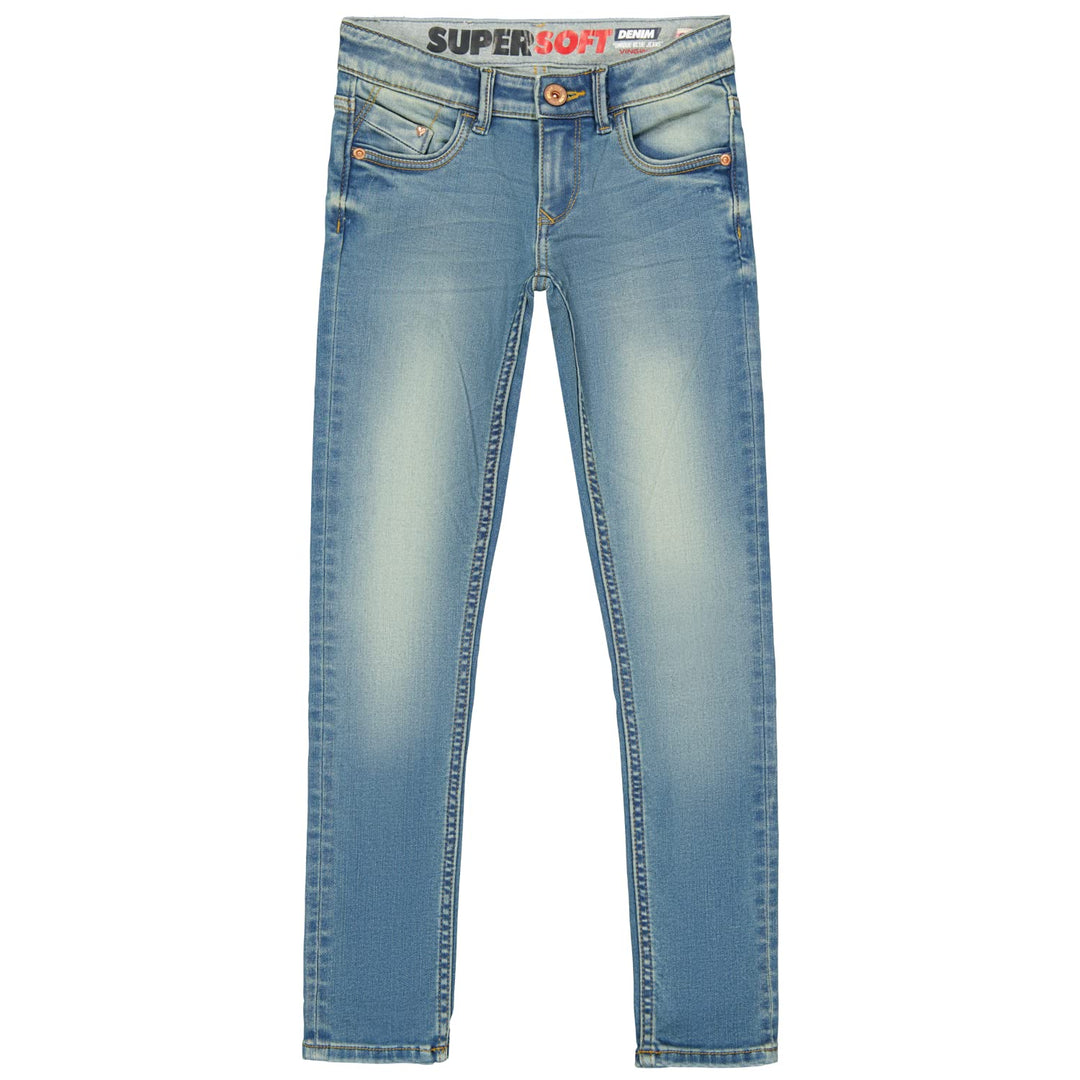 Vingino Mädchen Amiche Jeans 7 Jahre Tinted Mid Blue, 7 Jahre Tinted Mid Blue