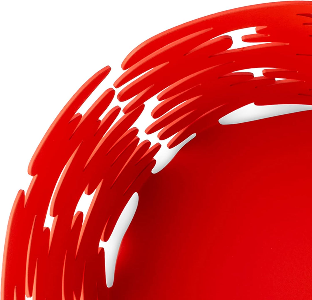 Alessi Barket runder Korb, Ø 21, rot Ø 21 Rot, Ø 21 Rot