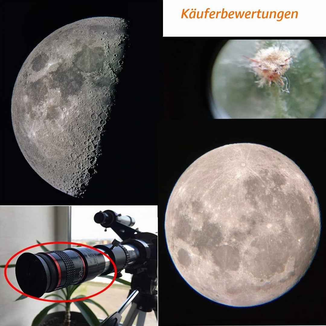 Svbony Okular Zubehör Set, 1,25” 6mm 9mm 15mm 20mm Teleskop Okular Kit 68° Weitwinkel Angenehmes Sic