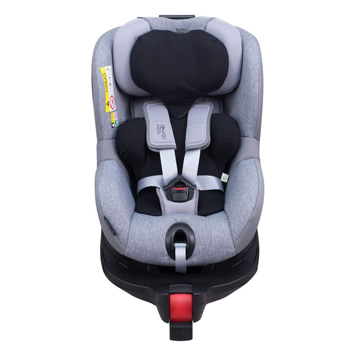 JYOKO KIDS Bezug für Auto-Sitzverkleinerer kompatibel mit Romer Dualfix I-Size, Aus Baumwolle (Black