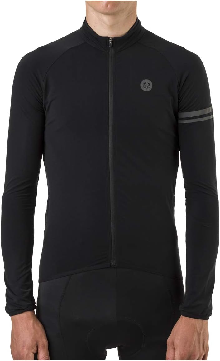 AGU Unisex Maglia Thermo Sport Uomo Nero - Maniche Lunghe Maglia Thermo Sport Uomo Nero - Maniche Lu