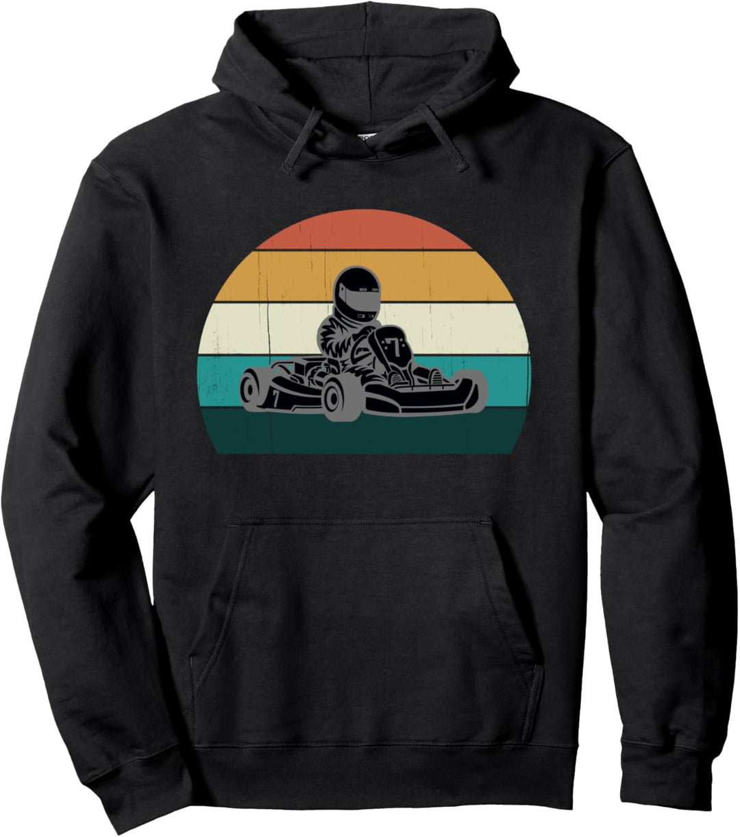 Go Kart Racer: Cooles Vintage Karting / Motor Racer Geschenk Pullover Hoodie