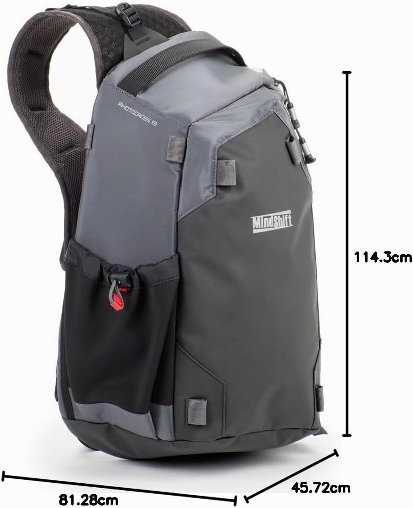 MindShift 510422 Photo Cross 13, Carbon Grau 1.1 litros Carbon Grey, 1.1 litros Carbon Grey