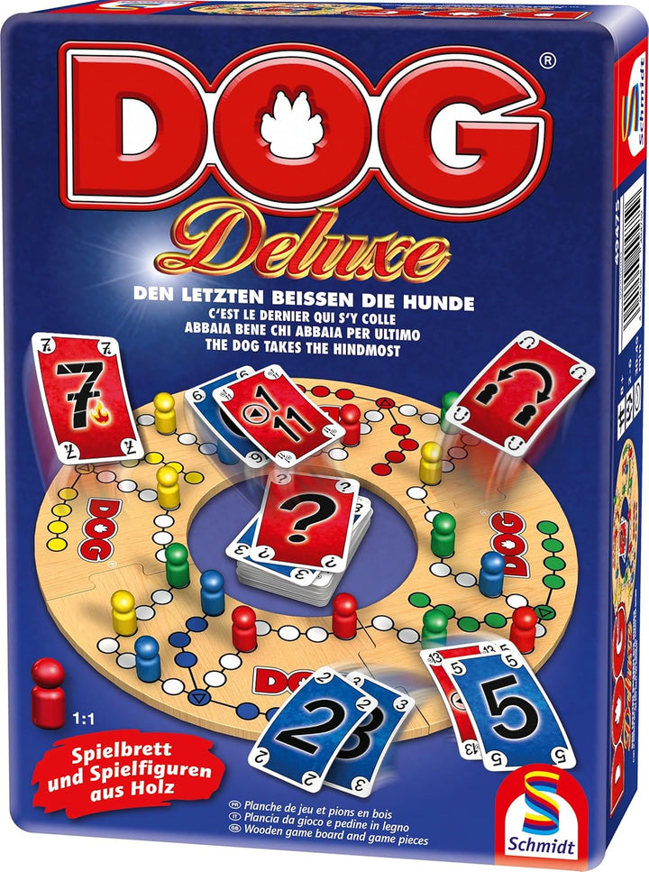 Schmidt Spiele 49274 Dog Deluxe, Familienspiel Single