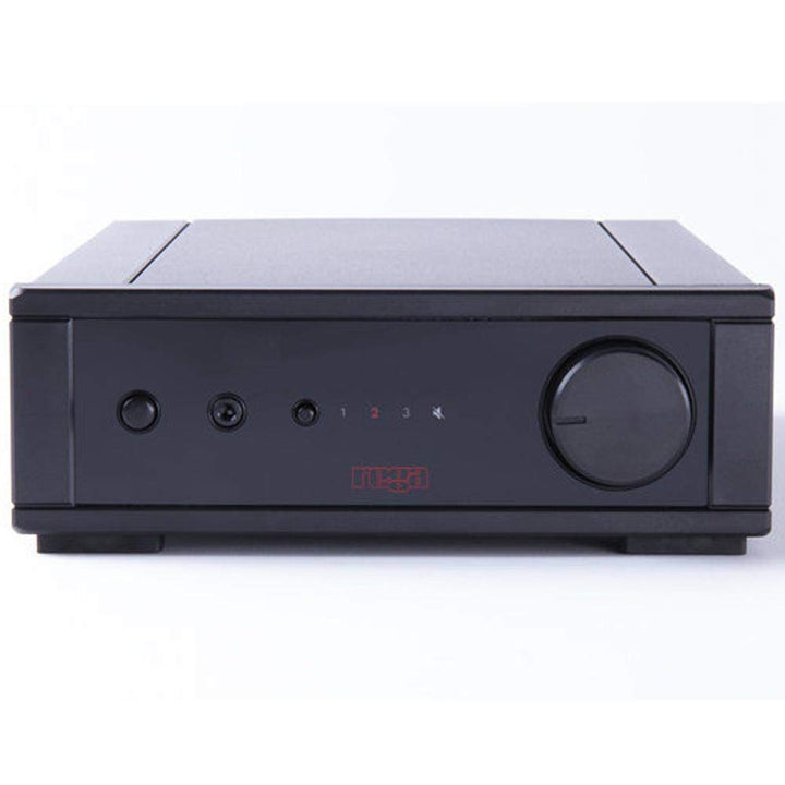 Rega io Vollverstärker schwarz Stereo Verstärker mit Phonoteil