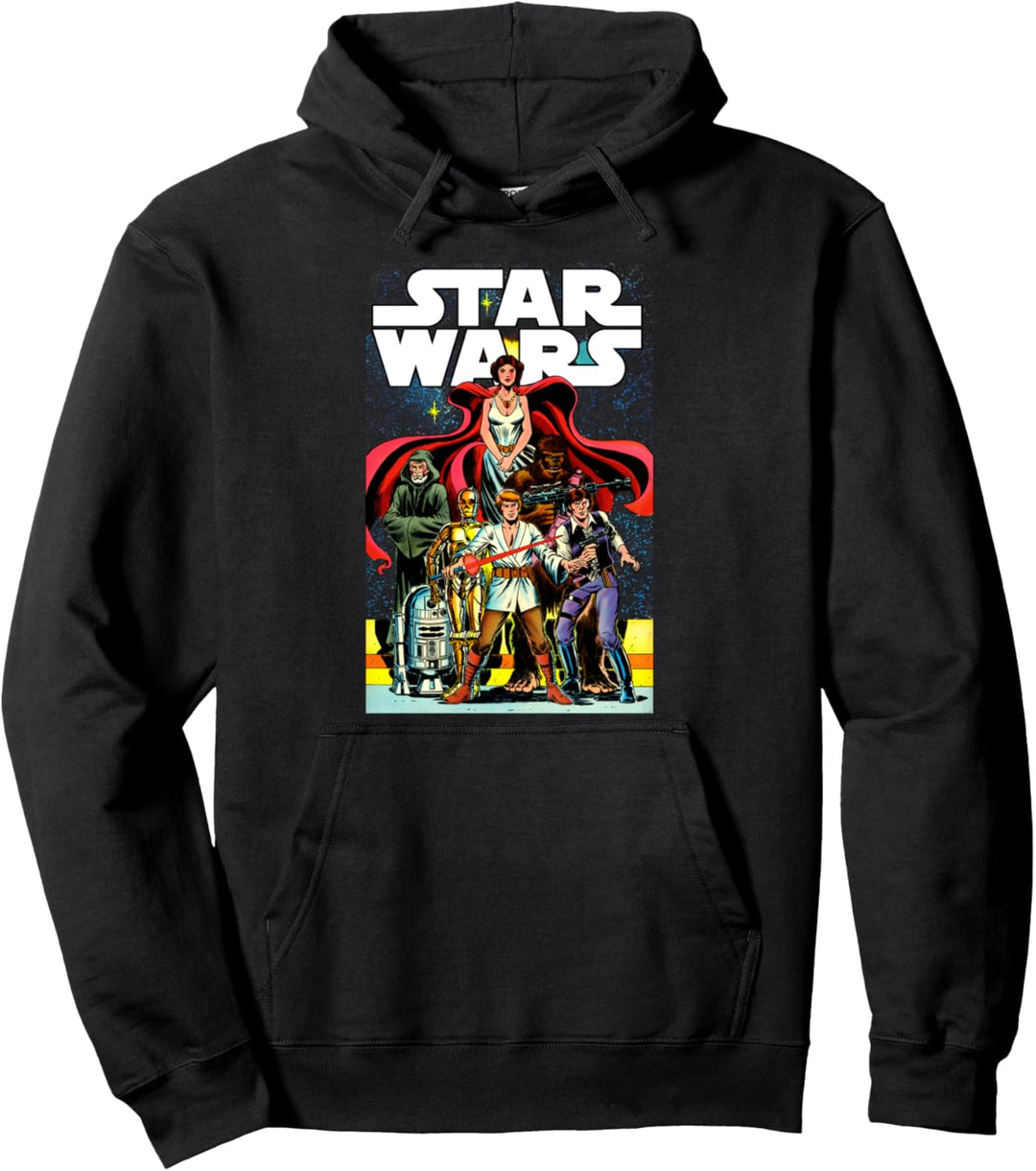 Star Wars Group Shot Rebels Comic Cover Poster Pullover Hoodie