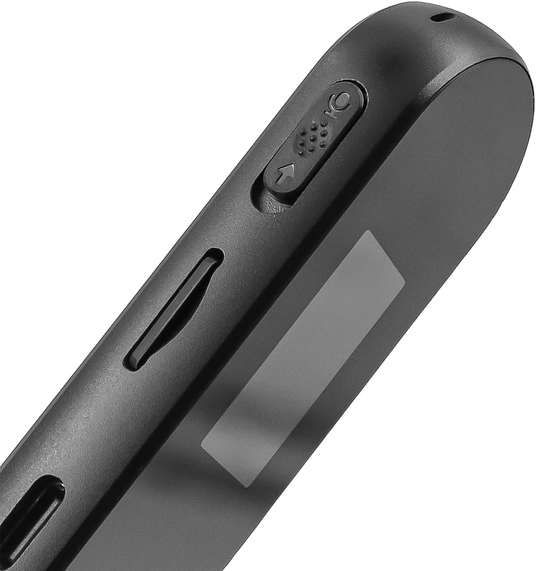 Tiardey 32 GB Digitaler Diktiergerät, wiederaufladbares Diktiergerät mit MP3-Player, Stereo-HD-Aufna