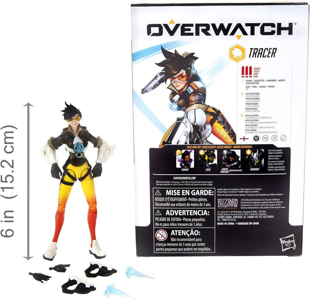 Hasbro Overwatch Ultimates Series Tracer 6" Collectible Action Figure