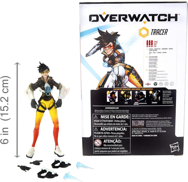 Hasbro Overwatch Ultimates Series Tracer 6" Collectible Action Figure