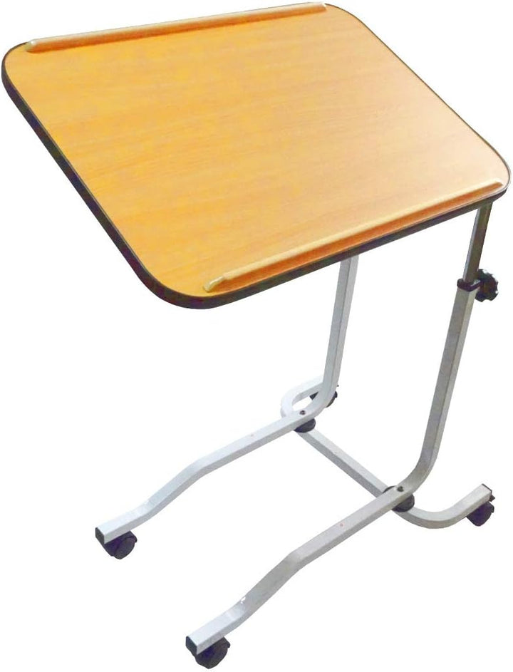 FabaCare Beistelltisch, Betttisch höhenverstellbar, Pflegetisch auf Rollen, sehr stabil, Tisch für B