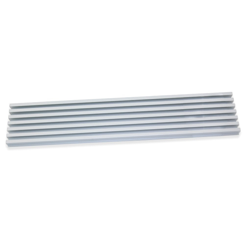 Emuca 8934862 Belüftungsgitter für Kühlschrank/Herd aus Mattiert Aluminiumeloxierung Matter Aluminiu